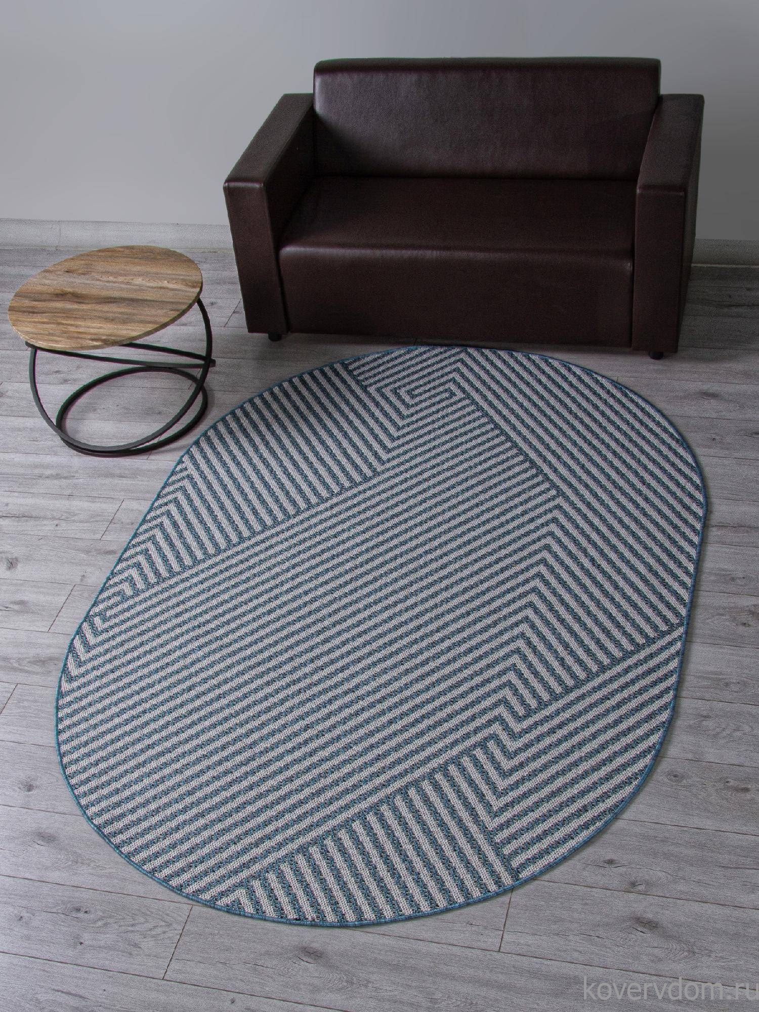 Ковер KAIR S147 BLUE Овал