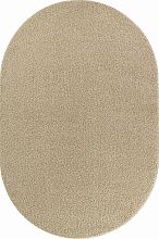 Ковер Шегги бежевый LANA T600 BEIGE 4 Овал