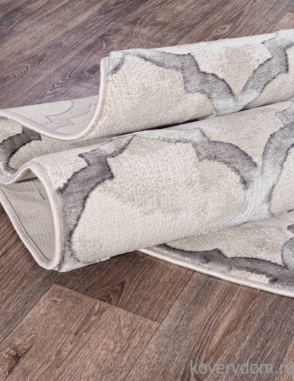 Ковер STAR P0066 L.GRAY / L.GRAY Овал