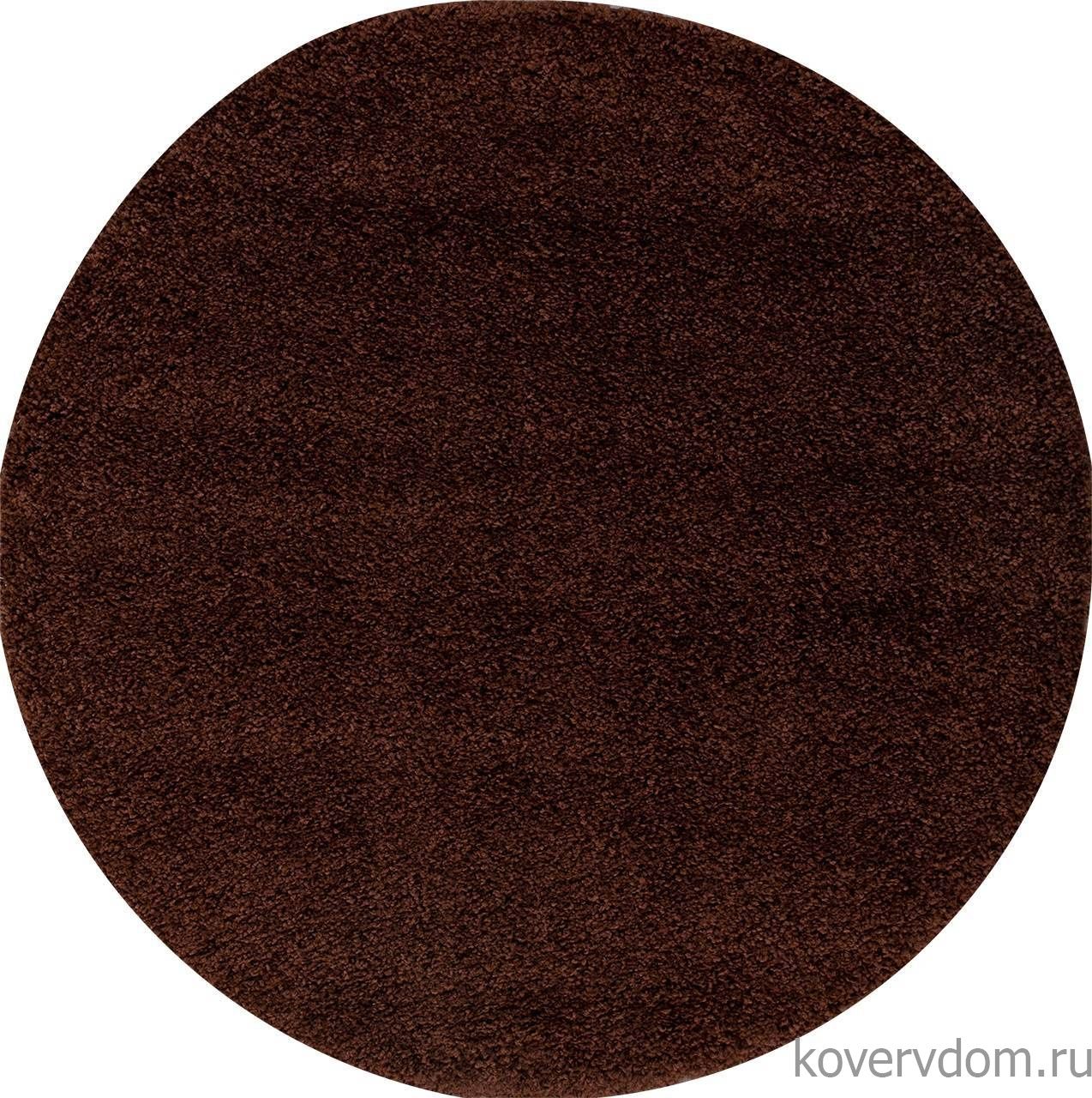 Ковер SHAGGY ULTRA s600 BROWN Круг