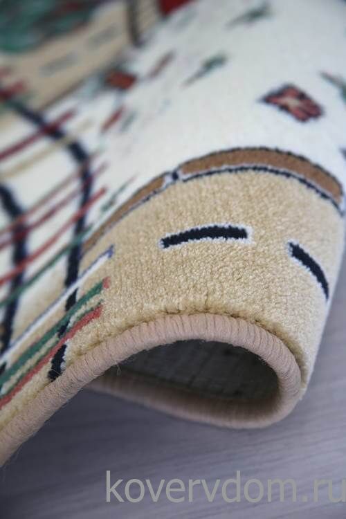 Детский ковер Веселые дорожки-L бежевый