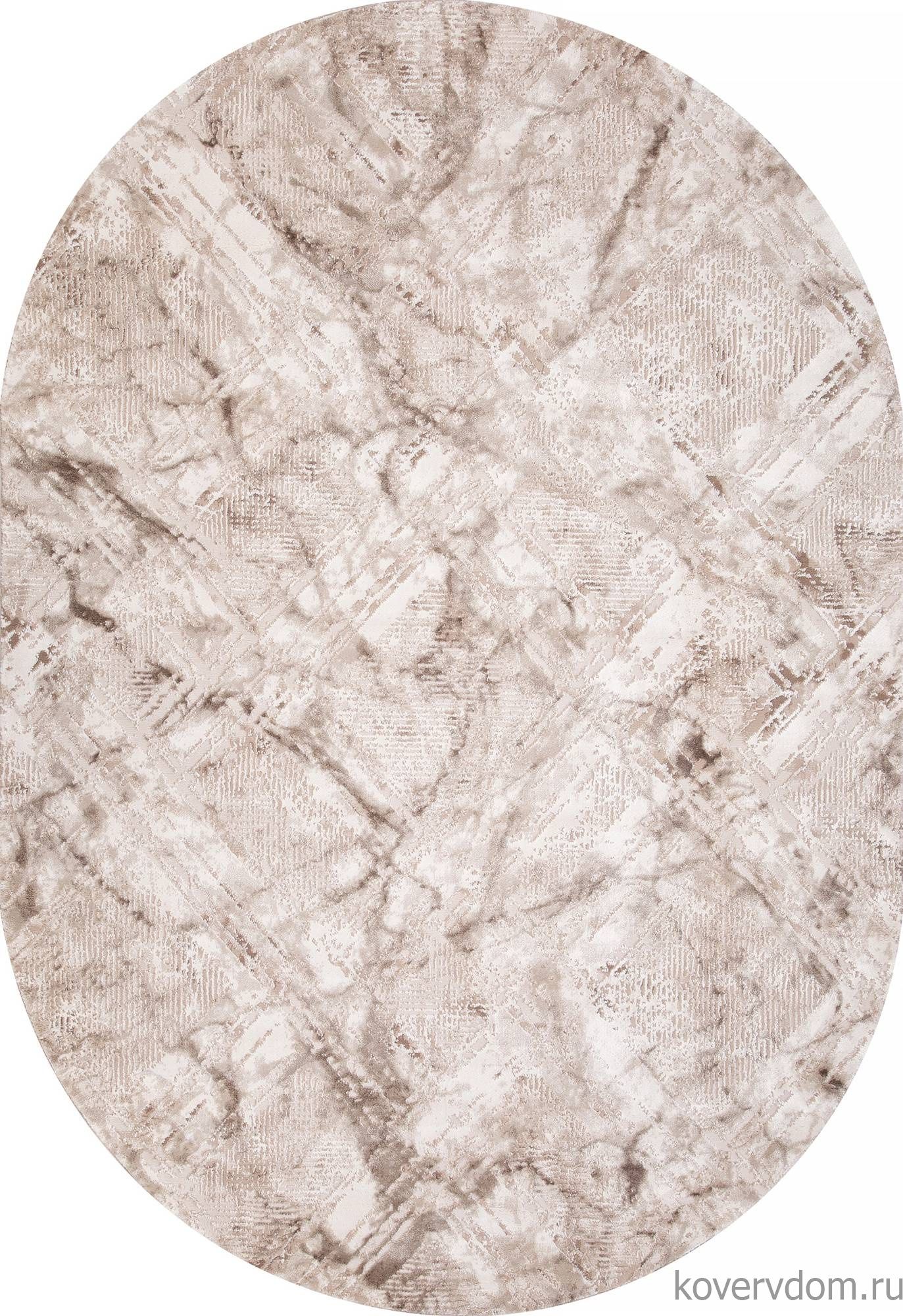 Ковер ARMINA 04074A BROWN / BROWN Овал