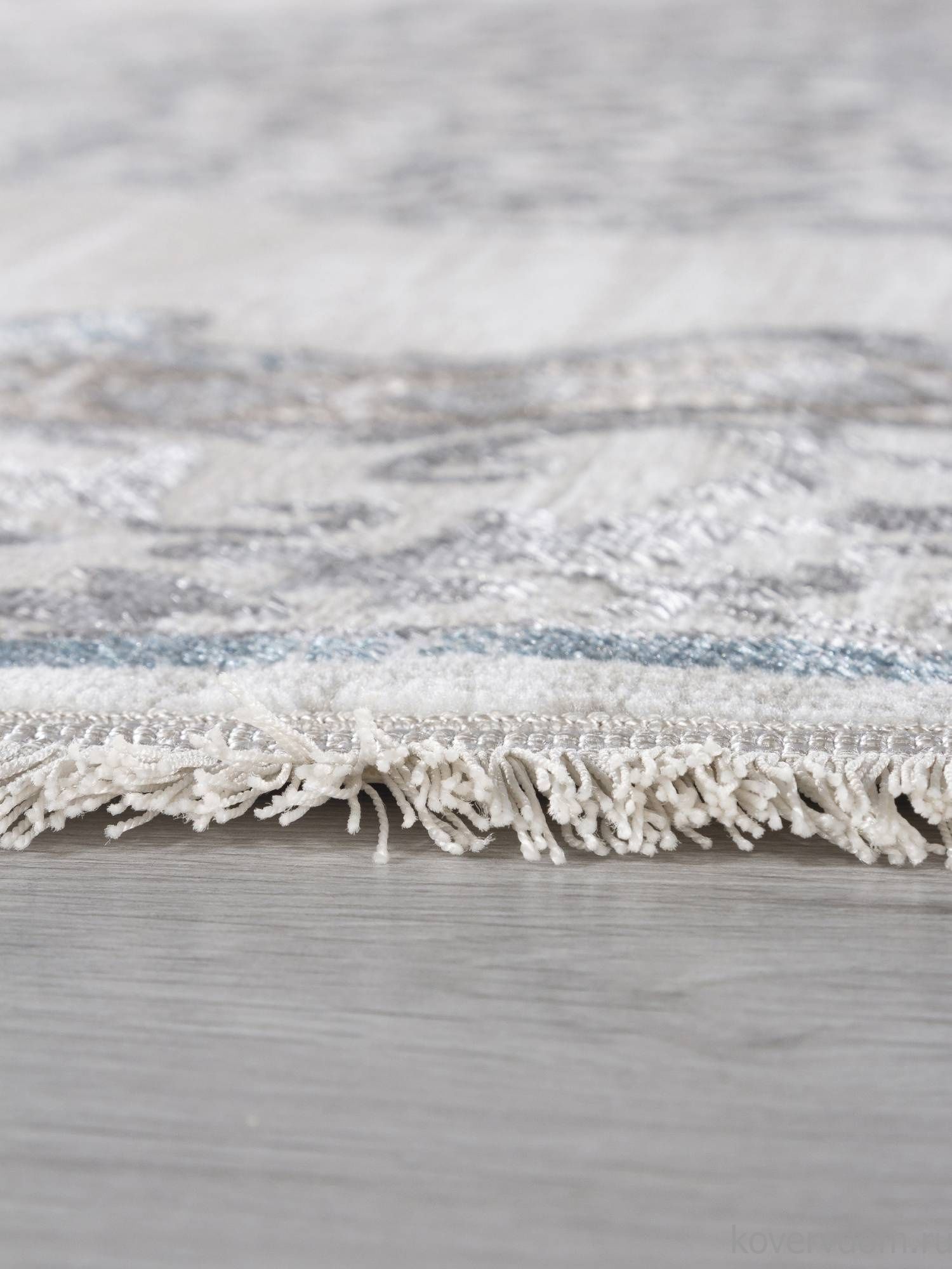 Ковер EFSAN L279A CREAM SHRINK / BLUE FDY Овал