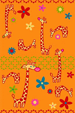 Ковер Agnella детский FUNKY-A GIRAFFE a apricot