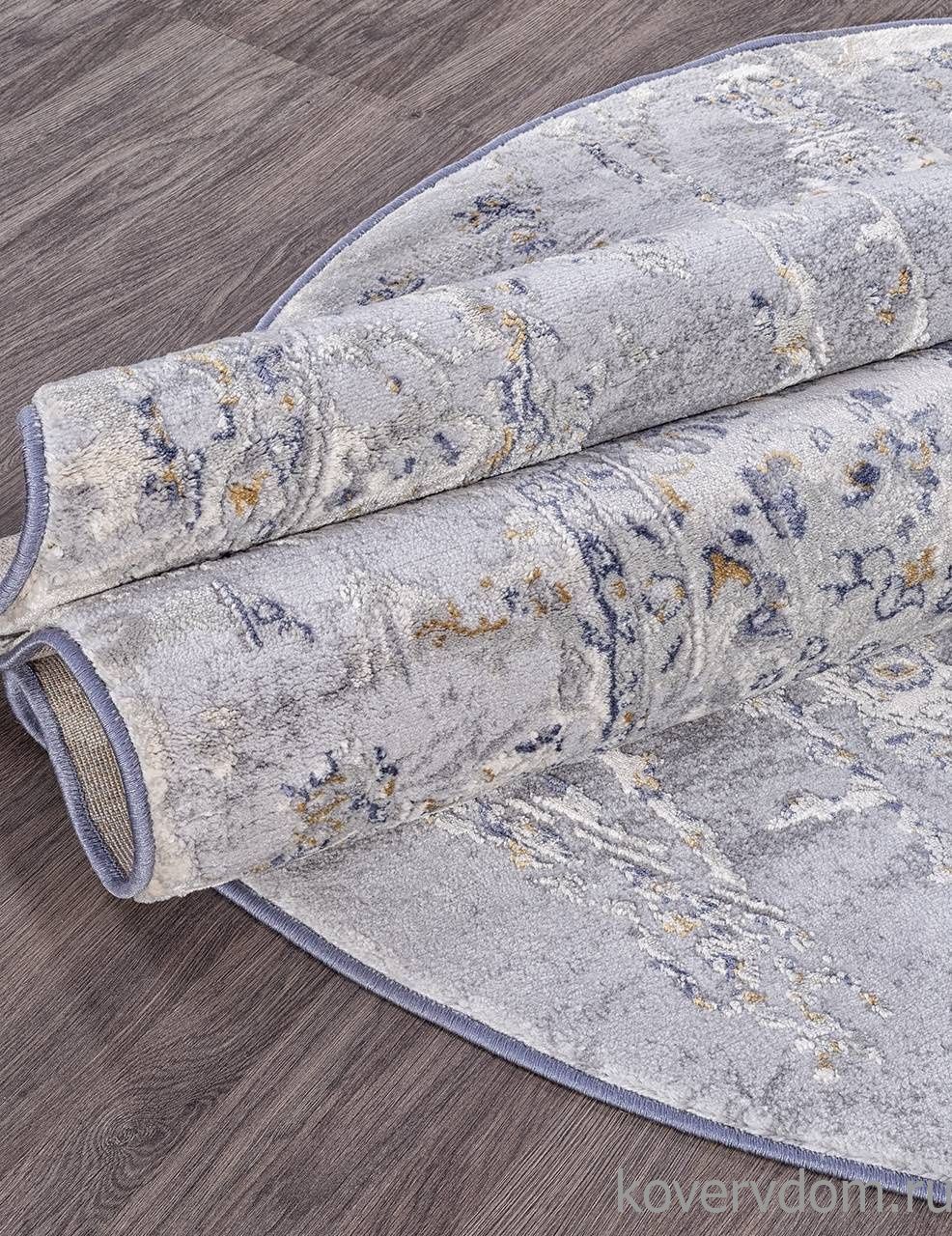 Ковер MARDAN 5106A COKEN D.GREY / BLUE Овал