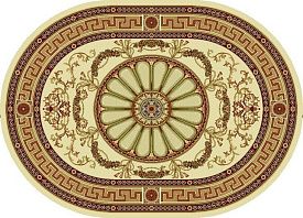 Овальный ковер из шерсти шерстяной Floare ELITA R 352-1126 ОВАЛ