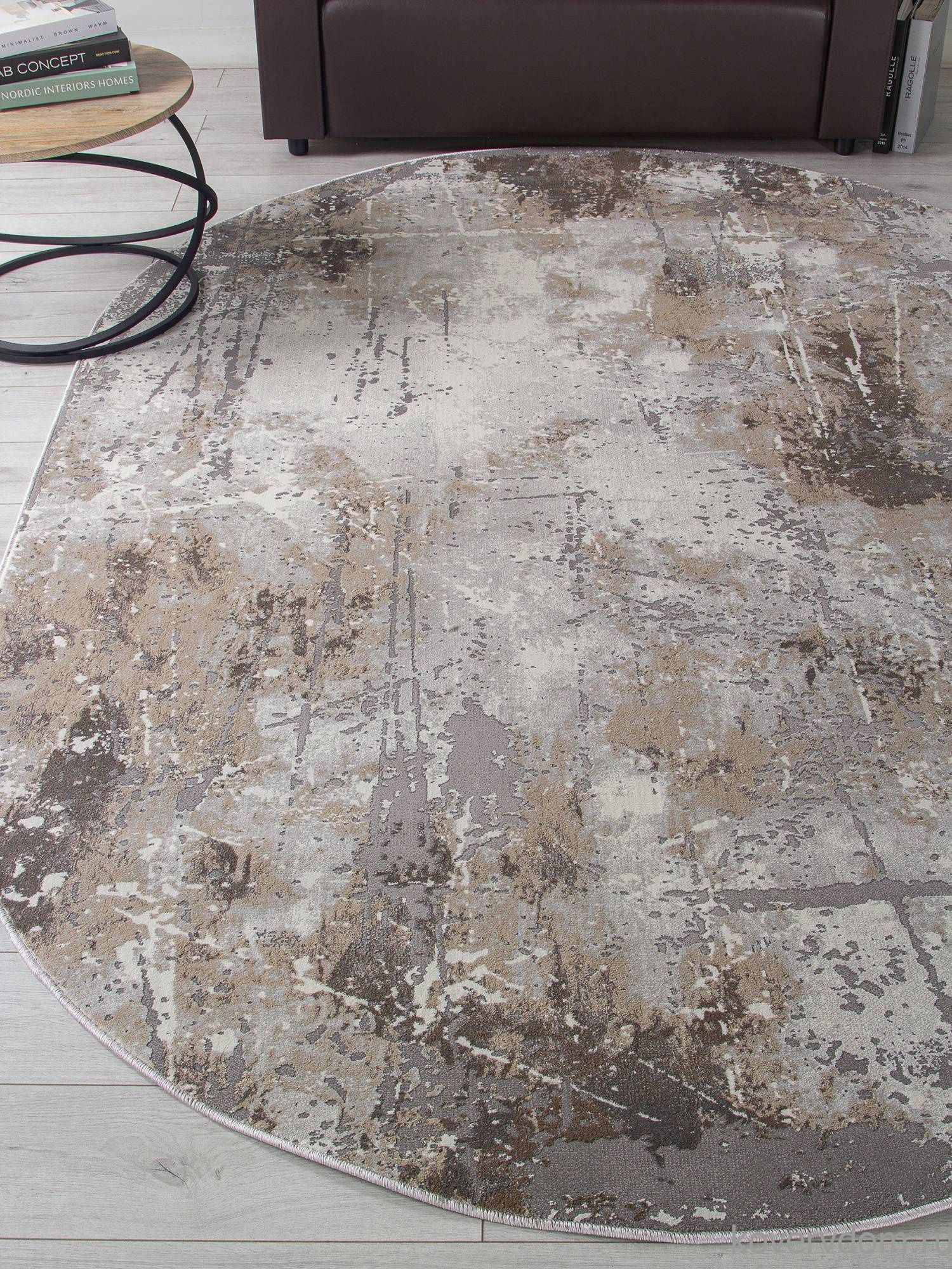 Ковер GRAFF 3433 GRAY-BEIGE Овал Ковер GRAFF 3433 GRAY-BEIGE Овал