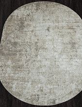 Пушистый круглый ковер SIRIUS F198 BEIGE Овал