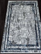 Круглый ковер LISSABON SI053G GREY / GREY