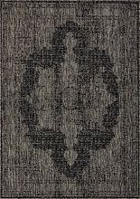 Ковер серый-циновка KAIR-A S129 BLACK-GRAY