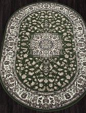 Овальный ковер GAVANA-A D412 GREEN Овал