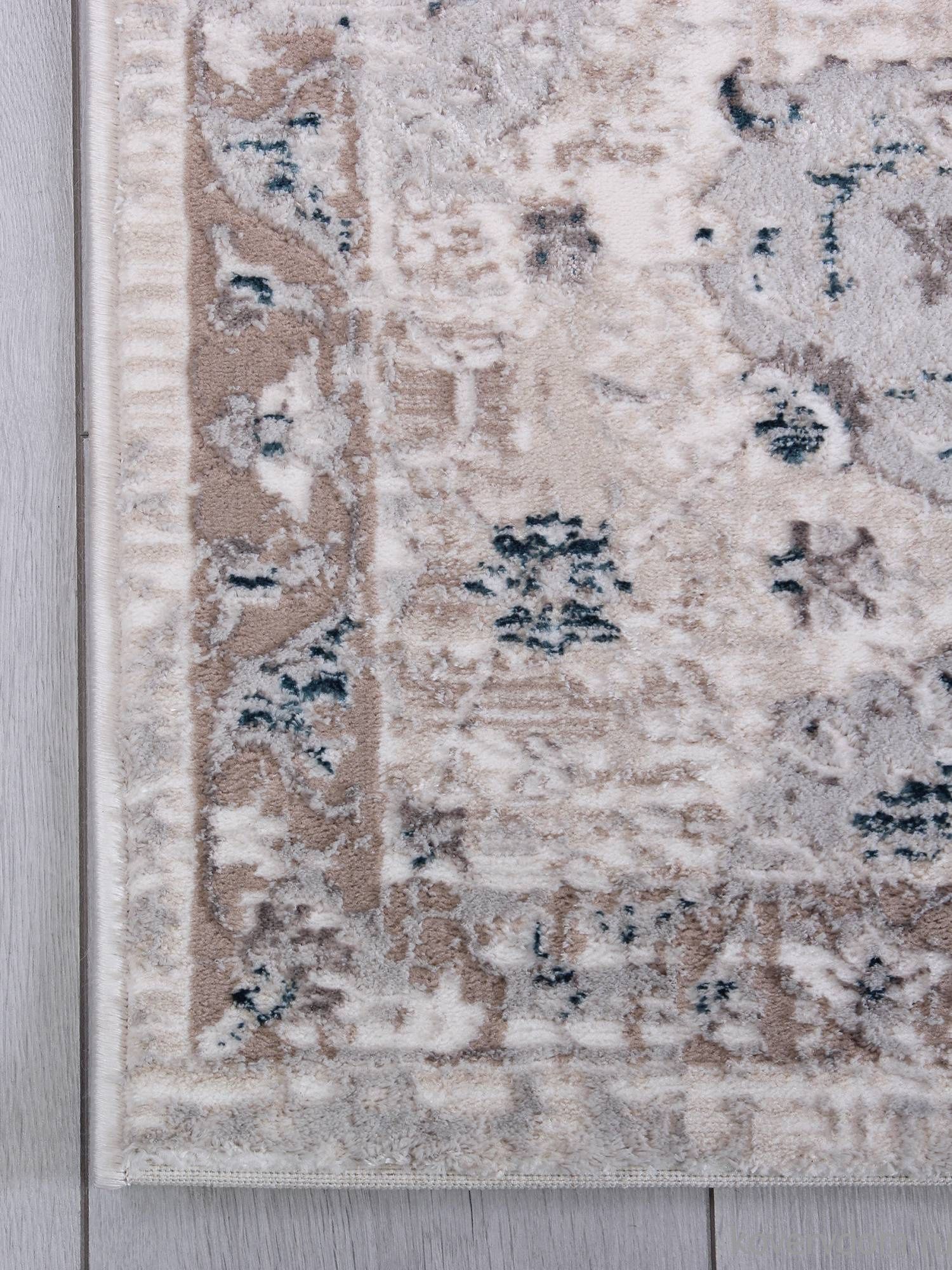 Ковер LILY 9312A S.WHITE / P.BLUE