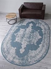 Ковер циновка KAIR-A S129 BLUE Овал