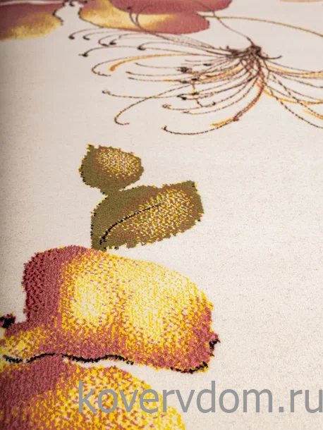 Шерстяной ковер Hunnu Цветы 6A1535 001