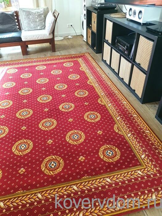 Полушерстяной ковер Classic Lider Rose