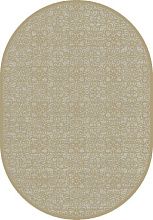 Овальный рельефный ковер коричневый из вискозы GENOVA R 38036 6525 90 ОВАЛ
