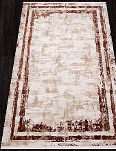 Круглый ковер LISSABON SI053K BROWN / BROWN