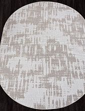 Круглый ковер-циновка KAIR S144 BEIGE Овал